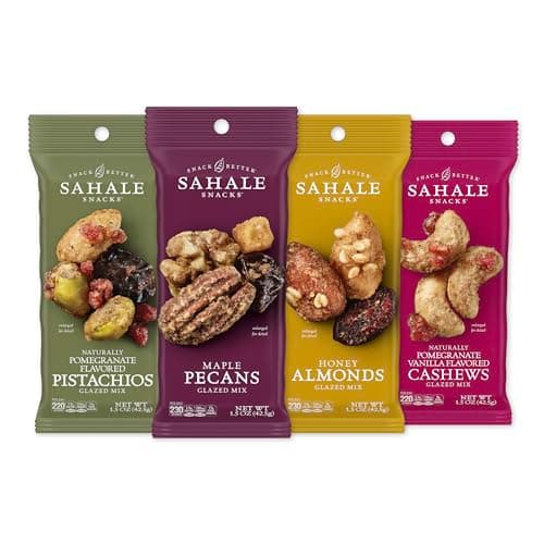 12-Count 1.5-Oz Sahale Snacks Glazed Nut Mix Variety Pack $15.10 w/ S&S