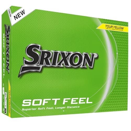 Srixon Soft Feel Golf Balls, Soft Feel 14, Yellow