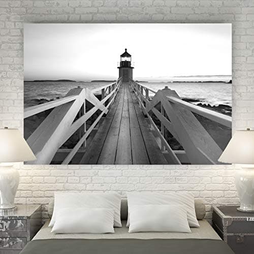 Marshall Point Lighthouse Land...phic Exclusive Canvas Wall Art