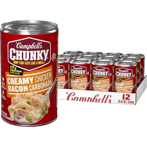Campbell's Chunky Creamy Chick...ra Soup, 18.8 oz Can (12 Pack)