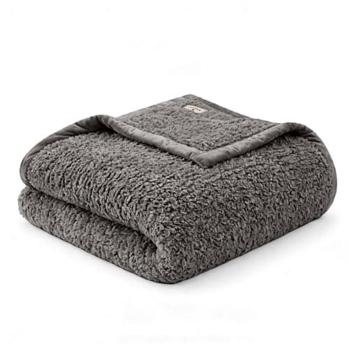 Woolrich Burlington Berber Bla...g-Set, Full/Queen: 90x90, Grey