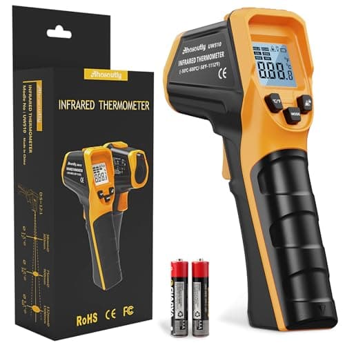 AHOSOUTLY Infrared Thermometer Laser Temperature Gun $8