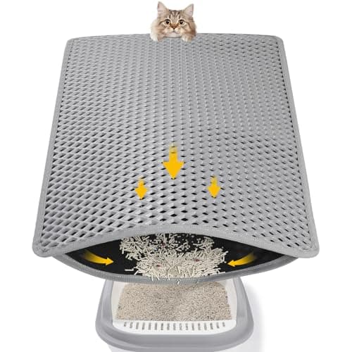 24"x15" ondware Double Layer Waterproof Cat Litter Mat for Litter Box $4.75