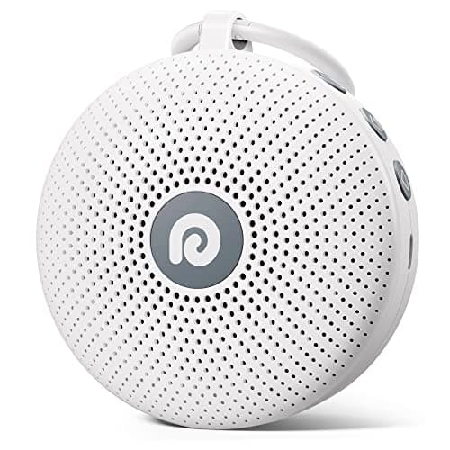 Dreamegg Portable Noise Machine for Baby Adult, Features Powerful Battery, 21 Soothing Sound, Noise Canceling for Office & Sleeping, Sound Therapy for Home, Travel, Registry Gift, Classic White