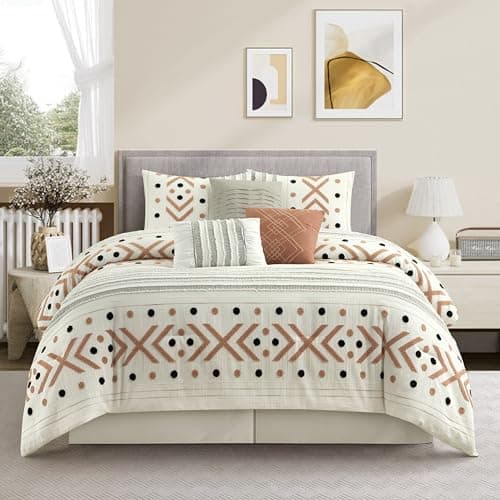 Stratford Park Taupe Terry Emb..., Bedskirt, Decorative Pillows