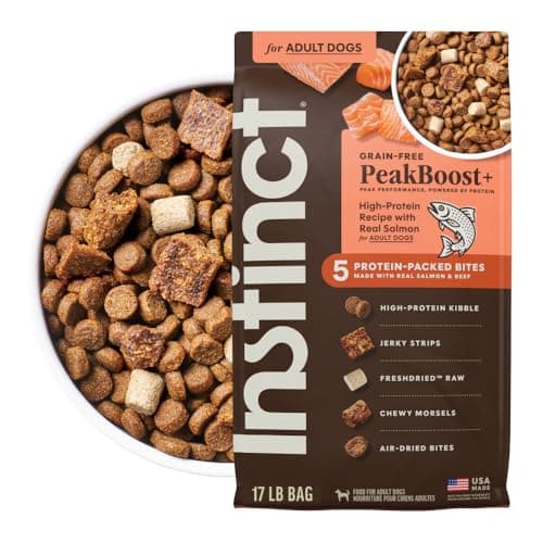 Instinct PeakBoost, Dry Dog Fo...Free - Real Salmon, 17 lb. Bag