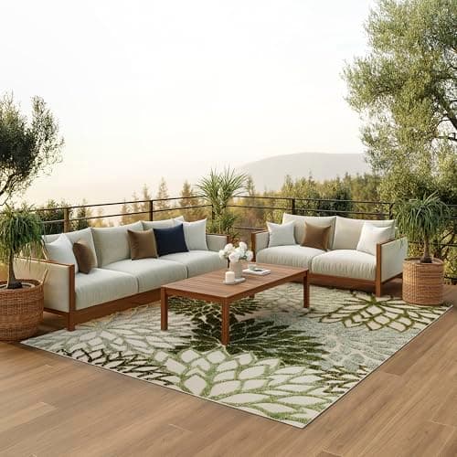 Nourison Home Aloha Indoor/Out..., Backyard, Patio, Deck (8x11)