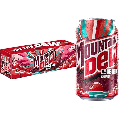 [Regional] 12-Pack 12-Oz Mountain Dew Code Red Soda $4.47 + Free Shipping w/ Prime or on $35+