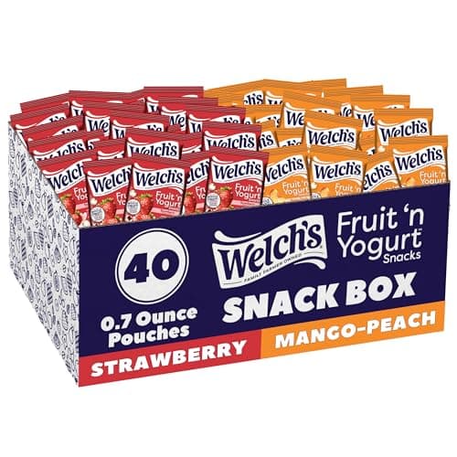 [SnS, AC] $10.94 | 40-Pack 0.7-Oz Welch's Fruit Snacks, Fruit 'n Yogurt Variety Pack at Amazon