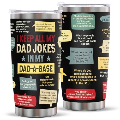 Fathers Day Dad Gift for Dad Husband from Daughter Son Wife,20Oz Stainless Steel Tumbler Birthday Gifts for Men Adults Husband Stepfather Present Decorations on Fathers Day Christmas Thankgiving
