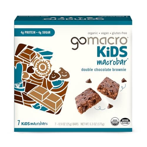 Gomacro, Organic Bar Kids Doub...ate Brownie 7 Count, 6.3 Ounce