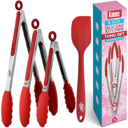 Silicone Tongs & Spatula Set Just $6.99 on Amazon (Reg. $18)