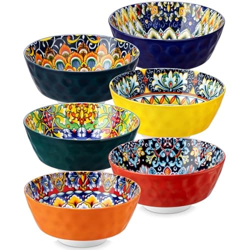 6-Pc 26-Oz vancasso Bohemian Style Large Ceramic Bowls $16.99 + Free Shipping w/ Prime or on $35+