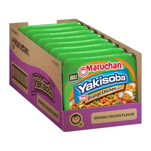[SnS, AC] $6.35 | 8-Pack 4.23-Oz Maruchan Yakisoba (Orange Chicken) at Amazon (79.4￠ each)