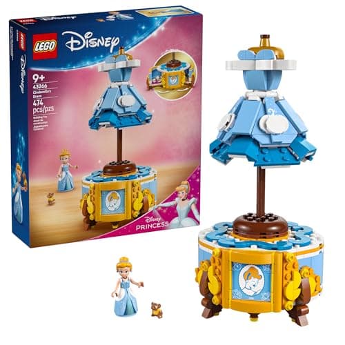 474-Piece LEGO Disney: Dresses - Cinderella's Dress (43266, 2025) $24.99 + Free Shipping w/ Prime or on $35+