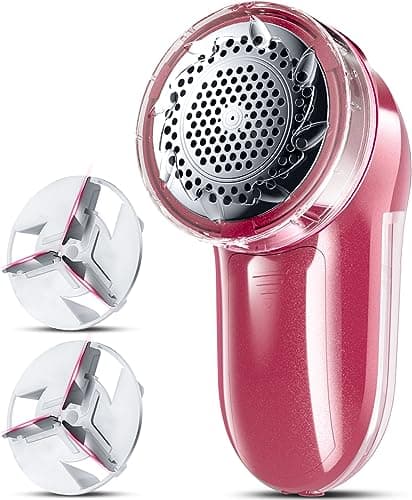 Fabric Shaver, Lint Remover, B...Pill Fuzz Remover (Bright Red)