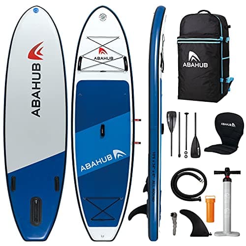 Abahub Inflatable SUP, Wide 10...Kayaking, Surf, Canoe, Fishing