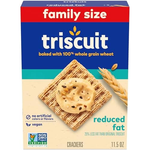 Triscuit Reduced Fat Whole Gra...h Snacks, Family Size, 11.5 oz