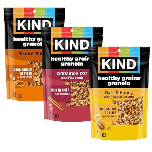 [SnS, AC] $7.31** | 3-Pk 11-Oz KIND Healthy Grains Granola Variety Pack at Amazon