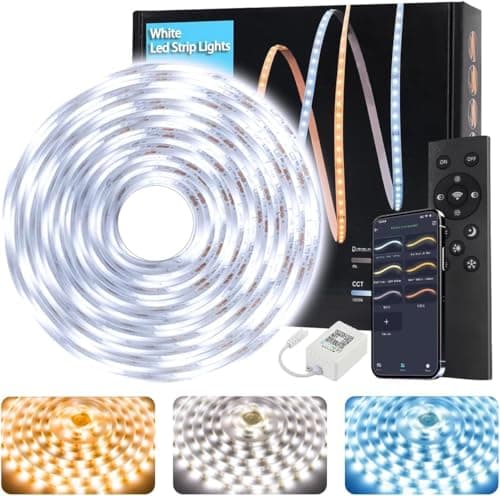30Ft Tenmiro Smart Dimmable White LED Strip Lights w/ Remote Control $11.49 + Free Shipping w/ Prime or on $35+