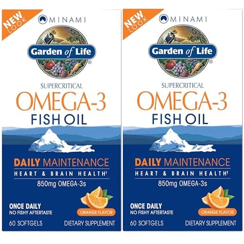 Garden of Life EPA/DHA Omega 3...ment, 120 Count (60-ct 2-Pack)