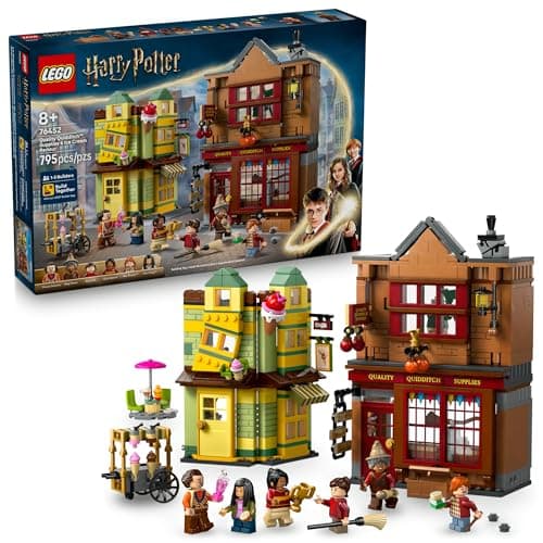 $61.59* | 795-Pc LEGO Harry Potter Quality Quidditch Supplies/Ice Cream Parlour Set at Amazon