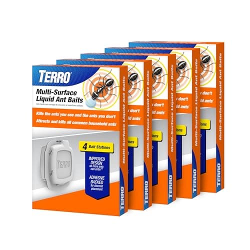 TERRO Indoor Liquid Ant Baits ...ion - 5 Pack, 20 Baits - T334B
