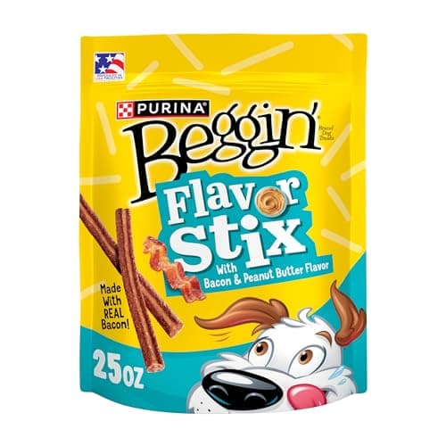 [SnS] $6.64 | Purina ​​Beggin’ Flavor Stix With Bacon & Peanut Butter Flavor​ - 25 oz. Pouch at Amazon