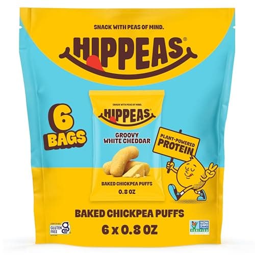 HIPPEAS Chickpea Puffs, Groovy...Protein Snack, Non-GMO, Kosher