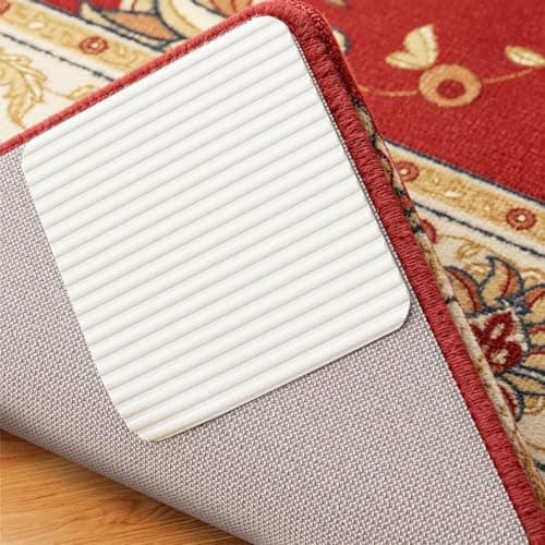 Home Techpro Vacuum Tech Rug Pad Gripper for Hardwood Floors No Damage, New Materials to Non Slip Rug Pads, Under Rug Carpet Tape : Keep Your Rug in Place & Make Corner Flat