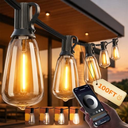 100-Foot Smart String Lights Just $23.99 Shipped on Amazon | Easy Outdoor Glow-Up!