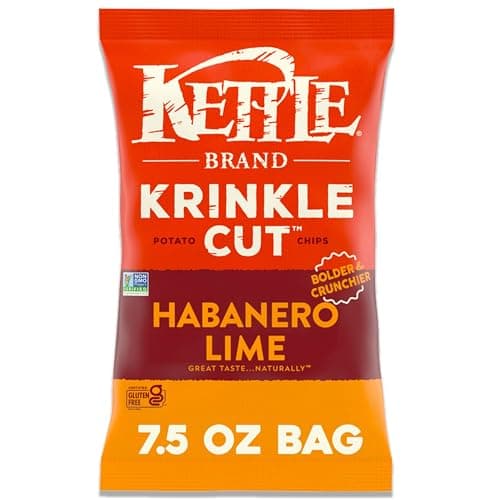 [SnS, AC] $21.24 | 11 × 7.5-Oz Kettle Brand Krinkle Cut Potato Chips ($1.93 each) at Amazon