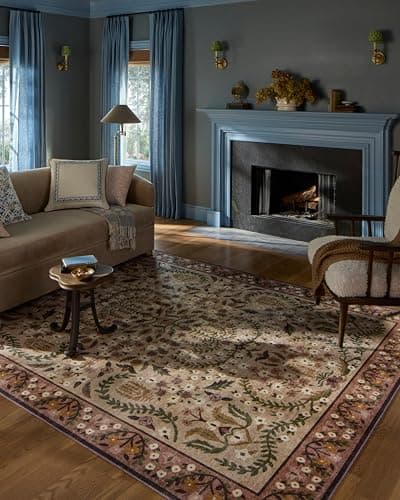 Loloi Rifle Paper Co. Canopy C...5'-0" x 5'-0" Round Accent Rug
