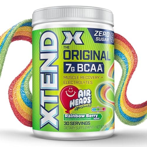 Xtend Original BCAA Powder, 7g...eme Rainbow Berry, 30 Servings