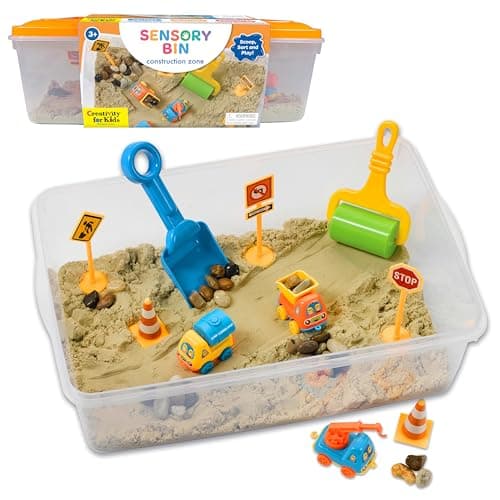 Creativity for Kids Sensory Playset Bins (Construction Zone) $12.49 + Free Shipping w/ Prime or on orders over $35