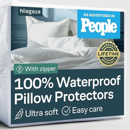 Niagara 4 Pack Waterproof Pill...t Covers Quiet Cases Set White