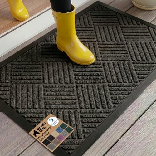 Gorilla Grip Waterproof WeatherMax 29" x 17" Doormat for $14 + free shipping w/ Prime