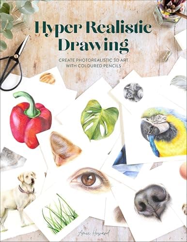Hyper Realistic Drawing: Creat...c 3D Art with Coloured Pencils