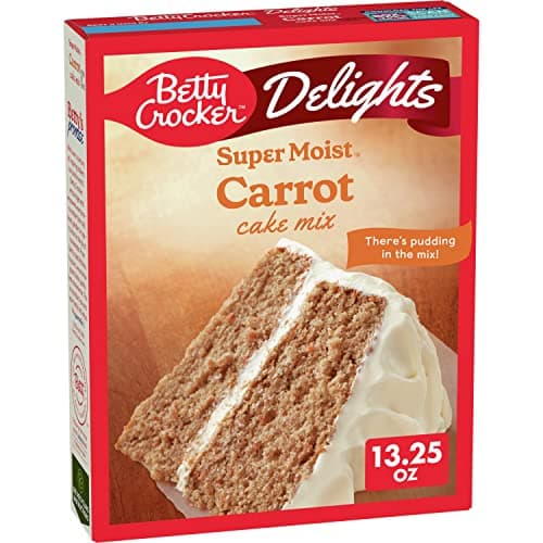 Betty Crocker Delights Super Moist Carrot Cake Mix, 13.25 oz~$1.11 After Coupon & S&S @ Amazon