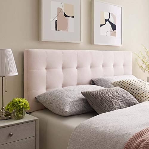 Modway Lily Biscuit Tufted Ful...ormance Velvet Headboard, Pink