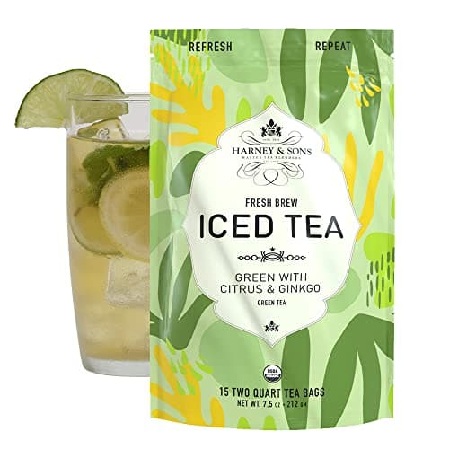 Harney & Sons Organic Green wi...ws up to 30 quarts of Iced Tea