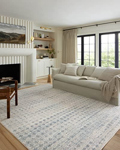 Loloi II Kamala Collection KAM...ky/Dove 6'-7" x 9'-6" Area Rug
