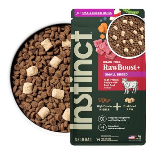 Instinct RawBoost Small Breed,...ecipe - Real Beef, 3.5 lb. Bag