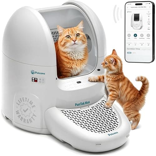Petcove Self Cleaning Automati...Includes Ramp & 15 Litter Bags