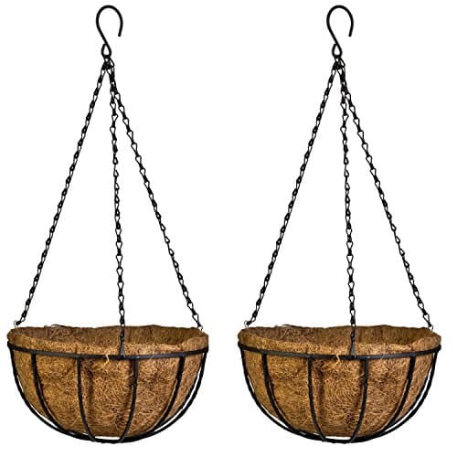 Metal Flower Hanging Basket 2-Pack Only $11.99 on Amazon (Reg. $24)