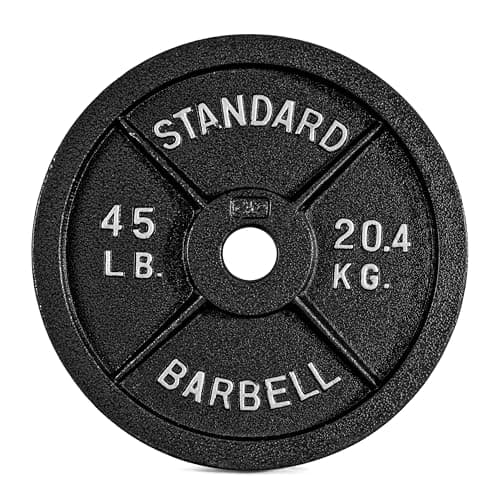 [NEW] $38.74 | 45-Lbs CAP Barbell 2-Inch Olympic Weight Plate at Amazon
