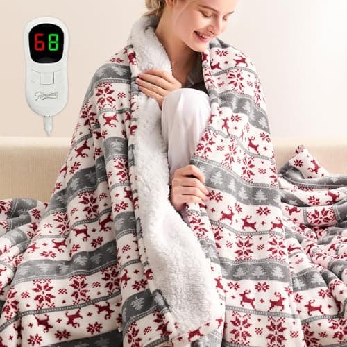 [Prime] 100"x90" Homemate Electric Heated King Blanket w/ 10 Heat Level $13.99 + Free Shipping
