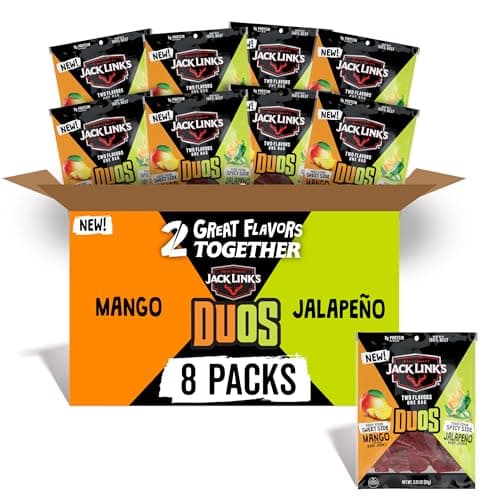 Jack Link's DUOs Jalapeño and ...Meat Snacks – 3.25oz (8 Count)