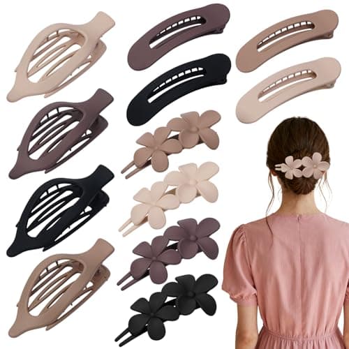 Hair Claw Clips 12-Pack Only $3.99 on Amazon