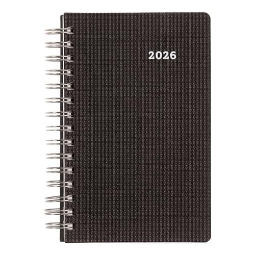 Brownline® 2026 DuraFlex Daily...8" x 5", Black (CB634V.BLK-26)